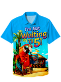 Hawaii Parrot Party Vacation Short Sleeve Shirt
