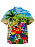 Mr. Parrot Tiki Resort Short Sleeve Shirt