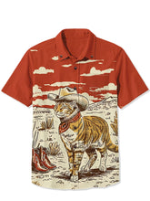 Load image into Gallery viewer, Western Cowcat - 100% Cotton Shirt
