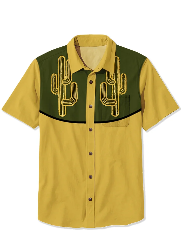 Be a Cactus Cowboy Printed Shirt