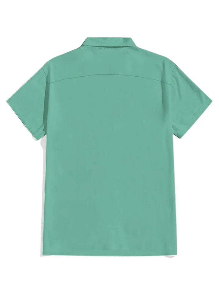 1950's Atomic - 100% Cotton Cuban Collar Shirt