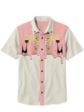 Load image into Gallery viewer, 1950s Starship Cat Shirt