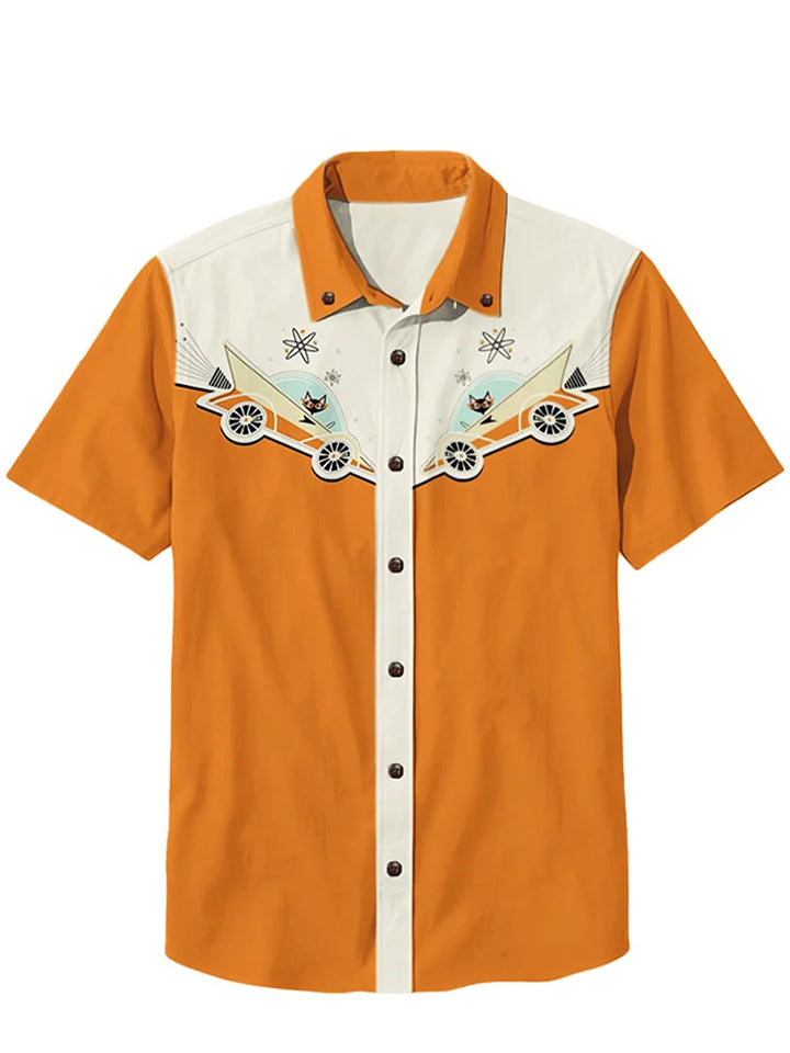 1950s Starship Cat Shirt