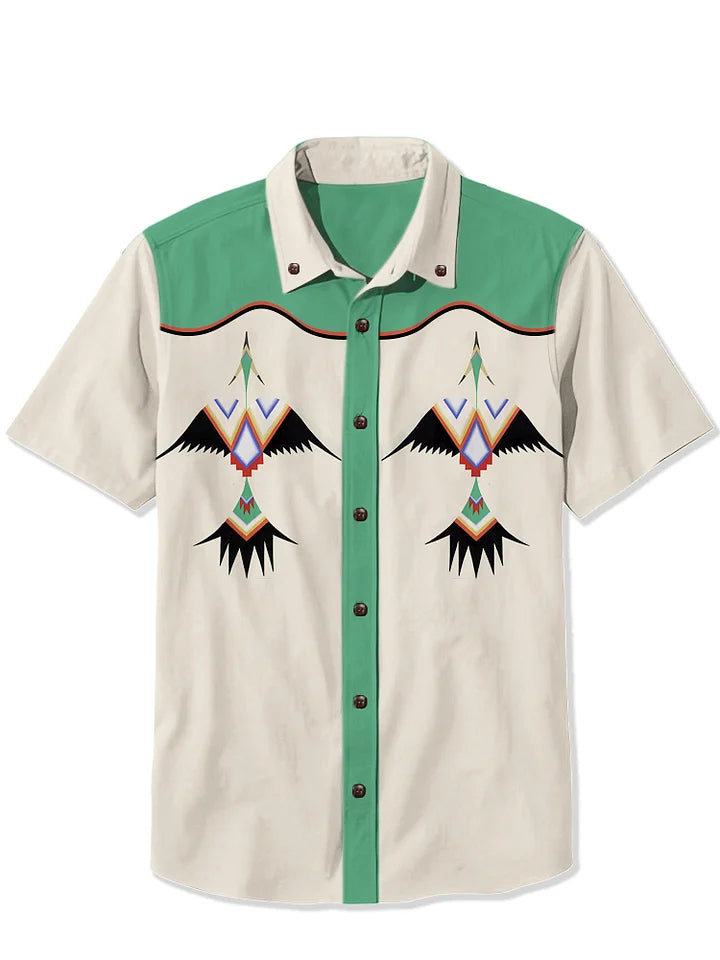 Indian Thunderbird Cowboy Shirt