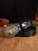 Load image into Gallery viewer, Western Cowboy Embossed Belt