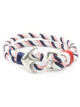 Load image into Gallery viewer, Anchor Couple Bracelet Navy Style Men&#39;S Alloy Braided Bracelet